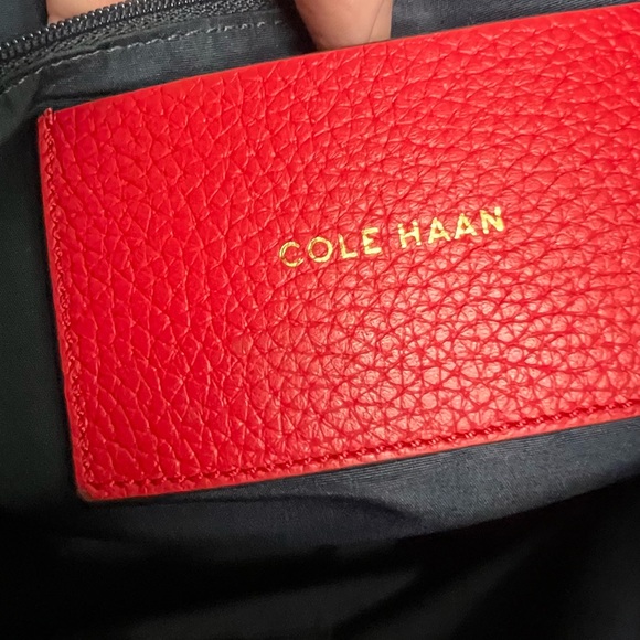 Cole Haan Red Leather Shoulder Bag size OS - Picture 9 of 15